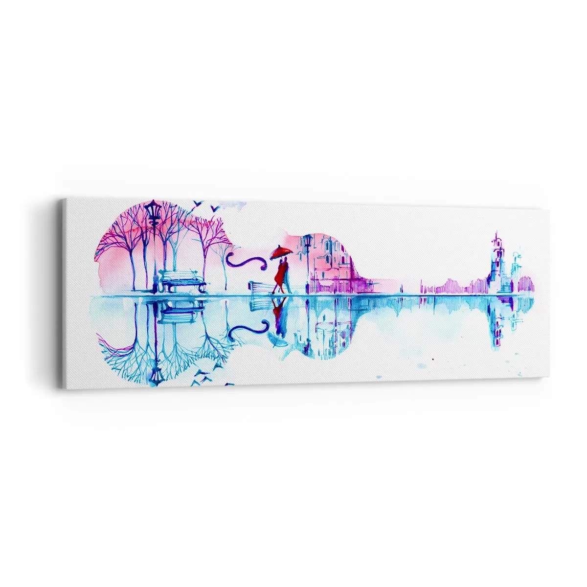 Obraz na plátně - Přinesu vám dešťové písně - 90x30 cm