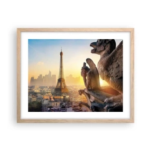 Plakát v rámu světlý dub - Hodně se změnilo… - 50x40 cm