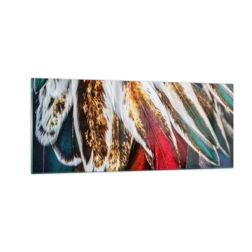 Obraz na skle - Tajemství letu - 100x40 cm