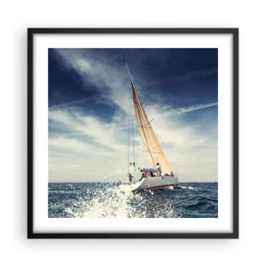 Plakát v černém rámu - Nás nedohoní! - 50x50 cm