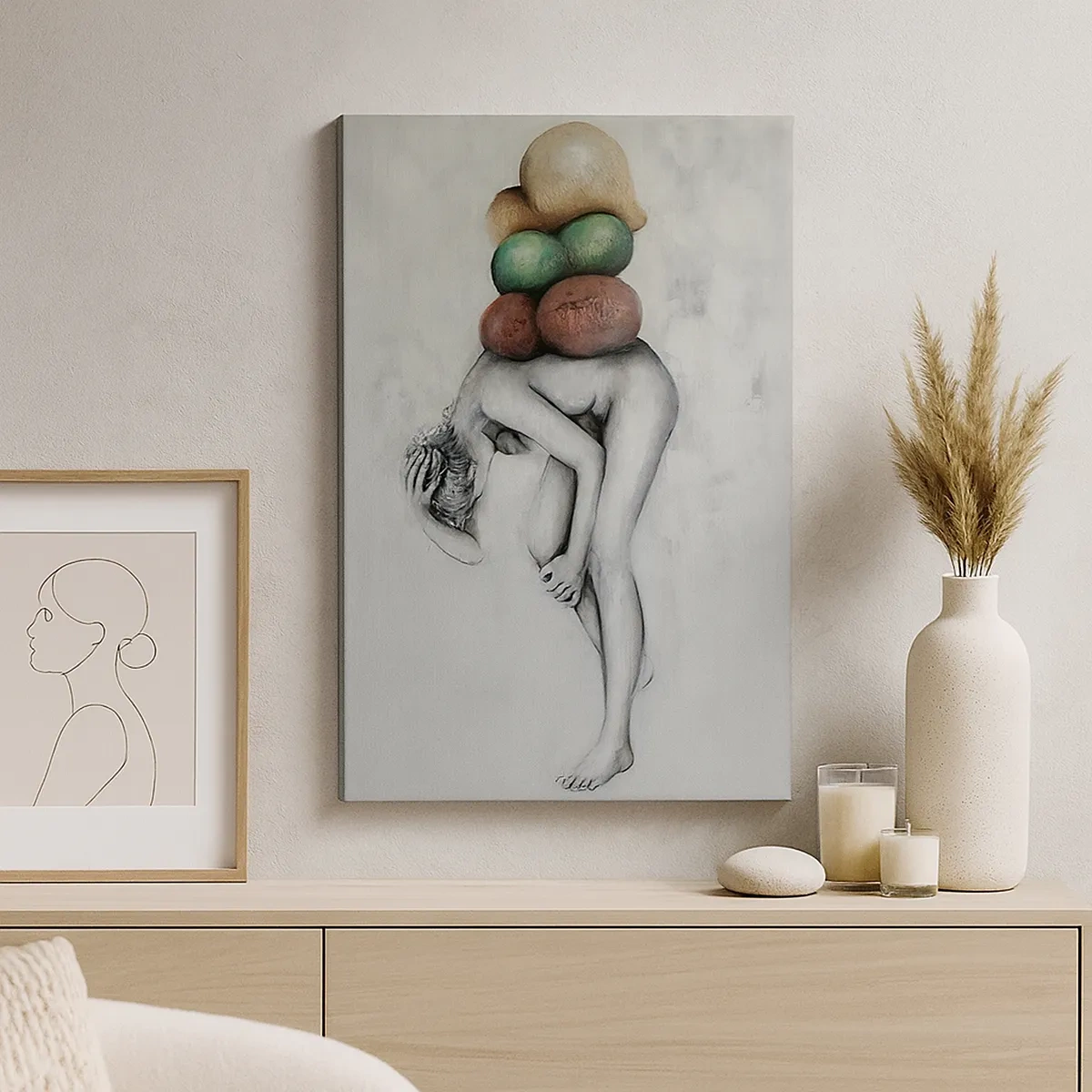 Obraz na plátně - Břemeno života - 50x70 cm