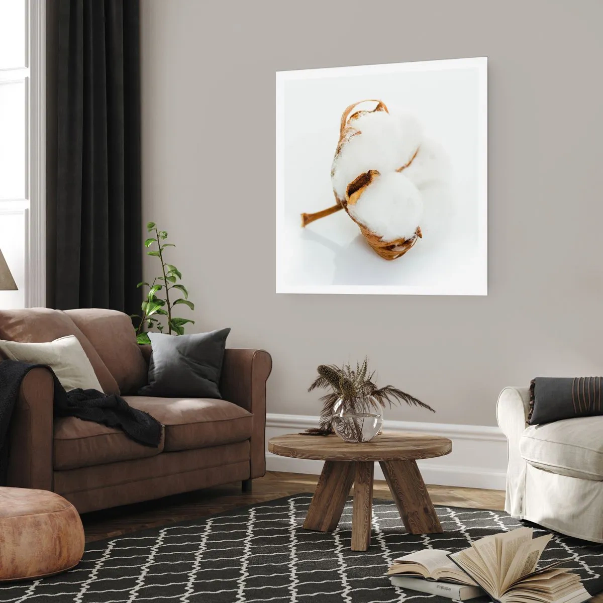 Plakát - Měkká od přírody - 40x40 cm