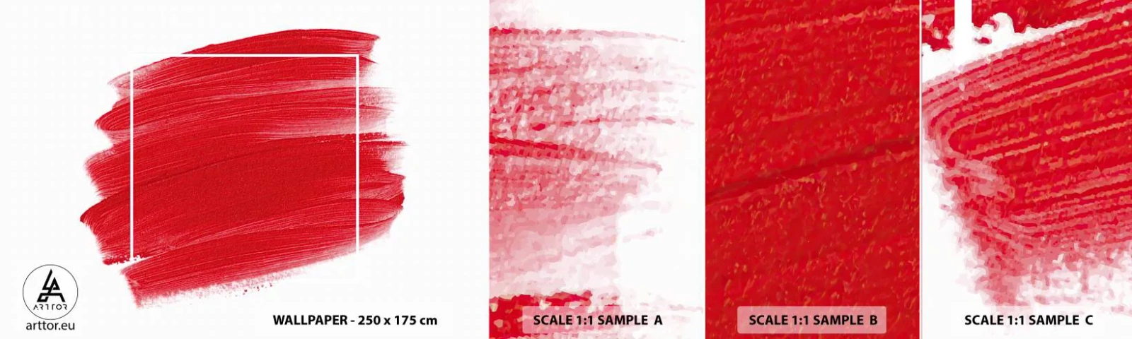 Vzor Fototapety Samolepicí Deluxe Sticker - Mimo rám - Abstrakce, Kus, Minimalismus - 100x30 cm