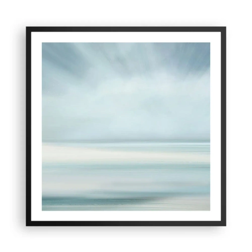 Plakát v černém rámu - Klid až kam oko sahá - 60x60 cm