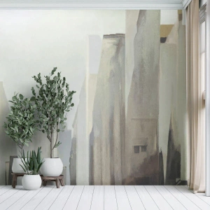 Fototapeta Premium Canvas - Sen o městě - Minimalistický, Jasný, Město - 150x105 cm