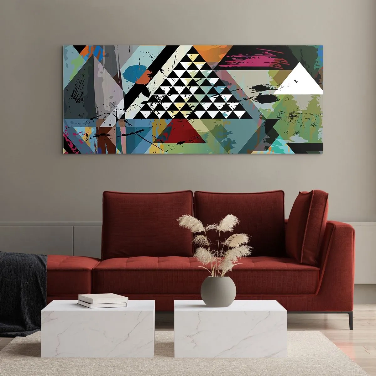 Obraz na skle - Jak je to snadné - 120x50 cm