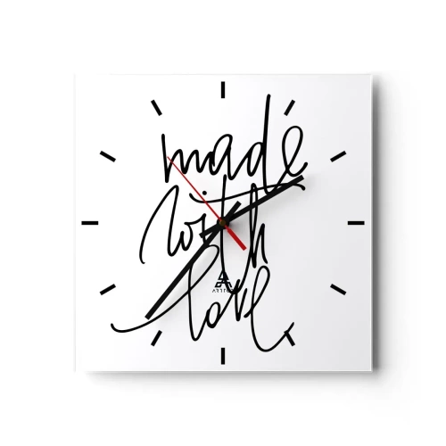 Nástěnné hodiny - Nejlepší značka - 30x30 cm