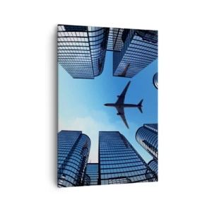 Obraz na plátně - Pohled ze skleněné rokle - 70x100 cm