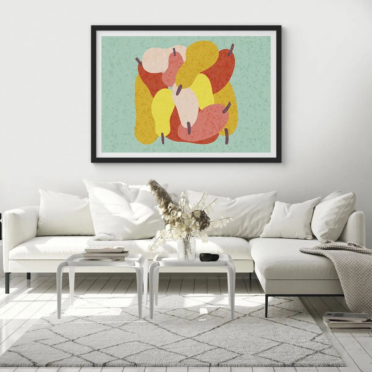 Plakát v černém rámu - Ochutnejte letní slunce - 100x70 cm