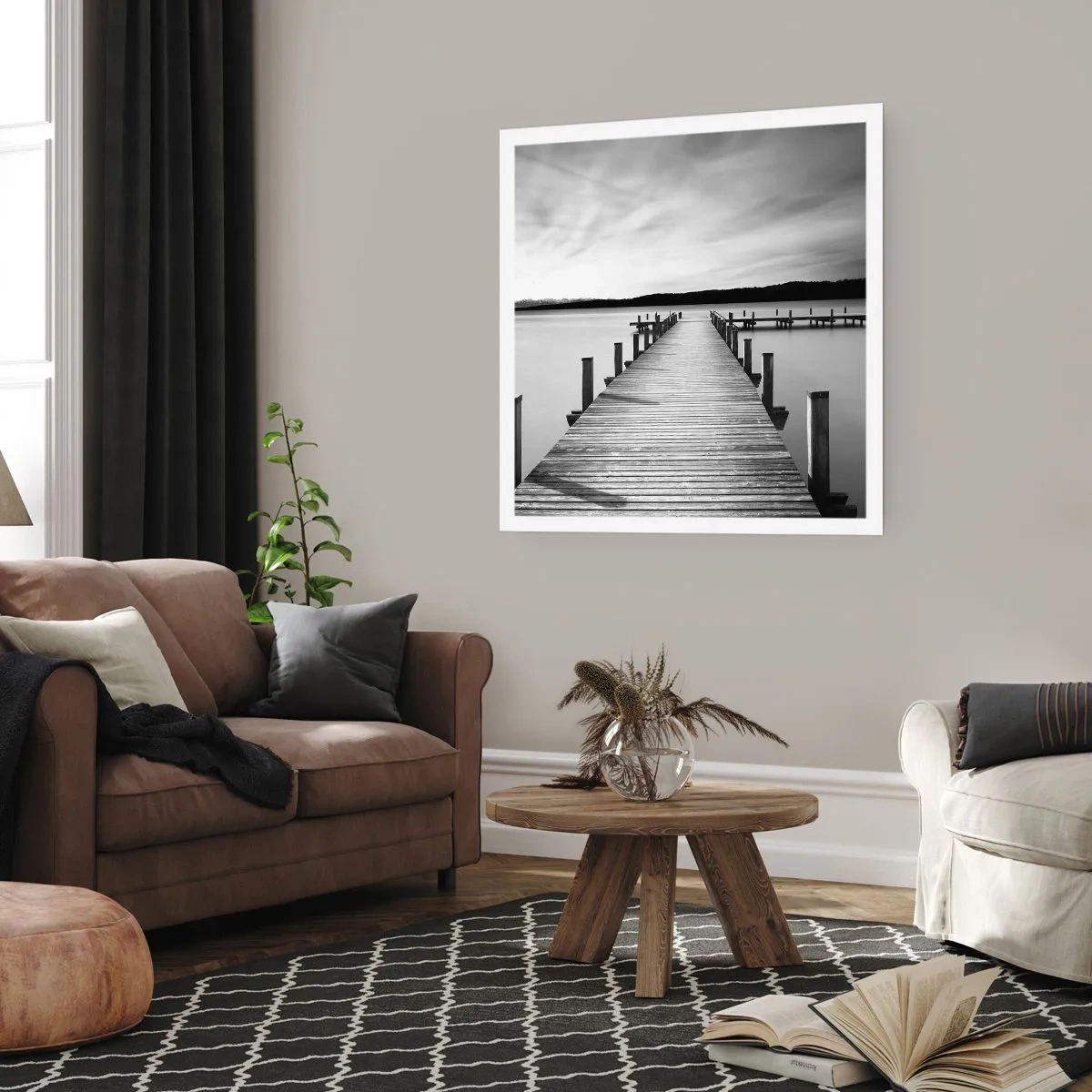 Plakát - U napajedla – klidu - 50x50 cm