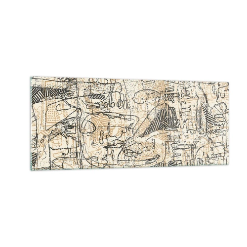 Obraz na skle - Čeká na rozluštění - 100x40 cm