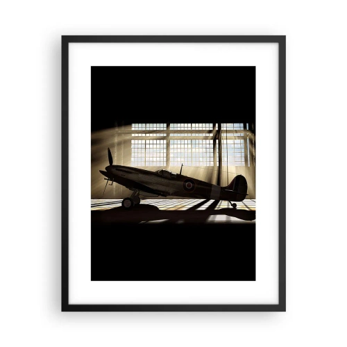 Plakát v černém rámu - Odpočinek bojovníka - 40x50 cm