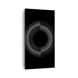 Obraz na plátně - Černé slunce - 55x100 cm