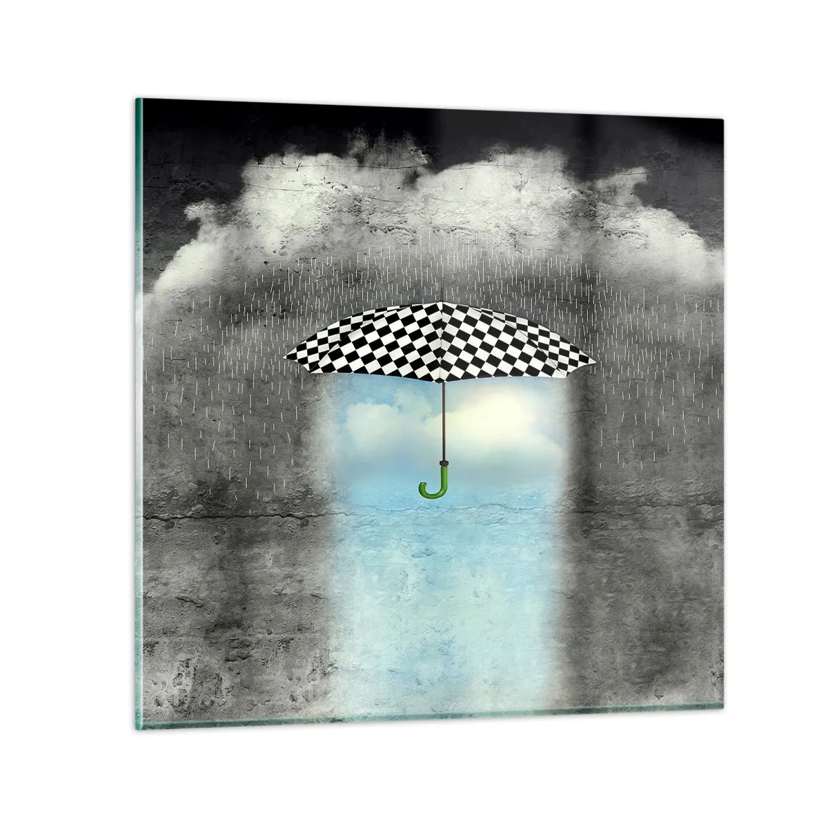 Obraz na skle - A přece je to možné - 60x60 cm