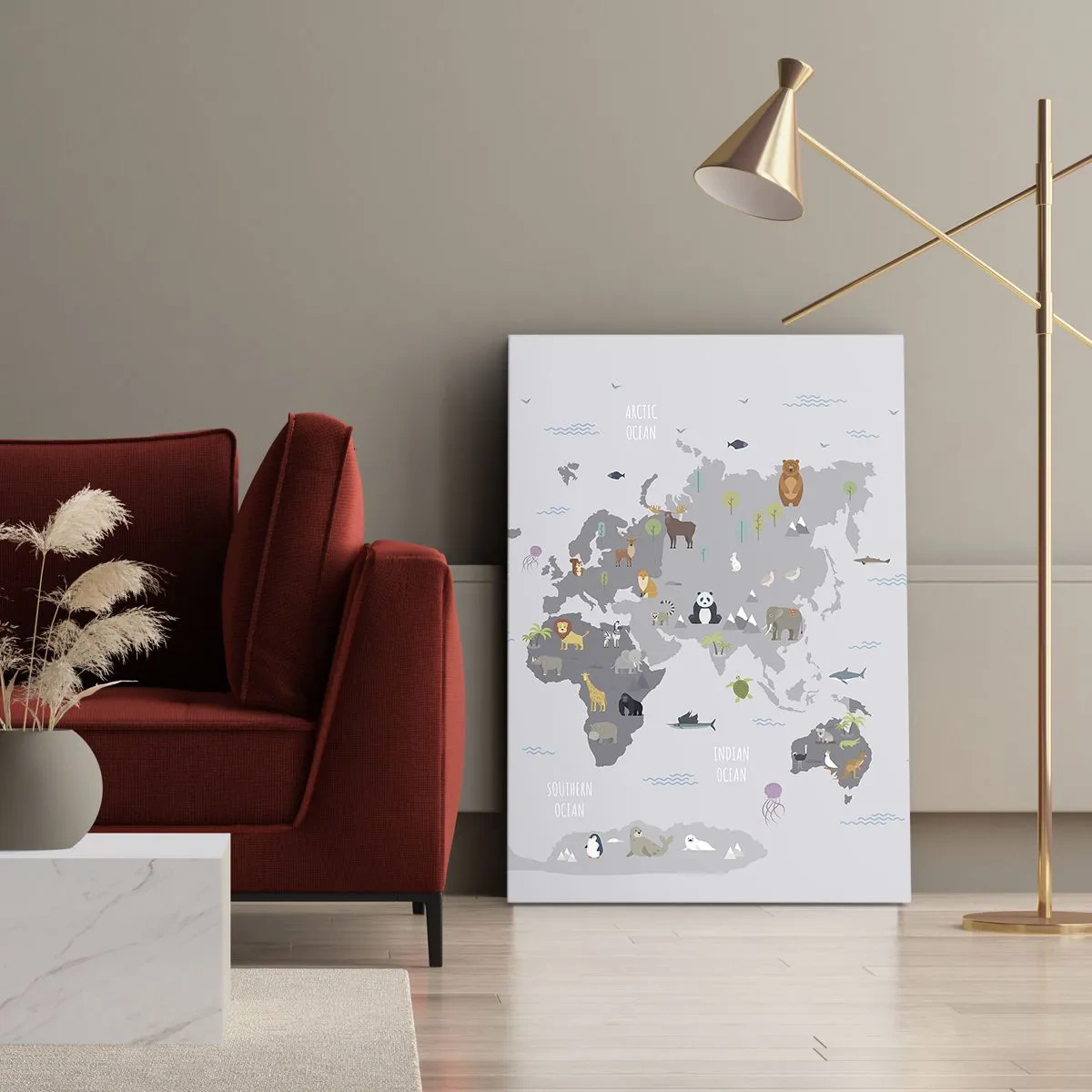 Obraz na plátně - Řekni mi, odkud jsi… - 55x100 cm