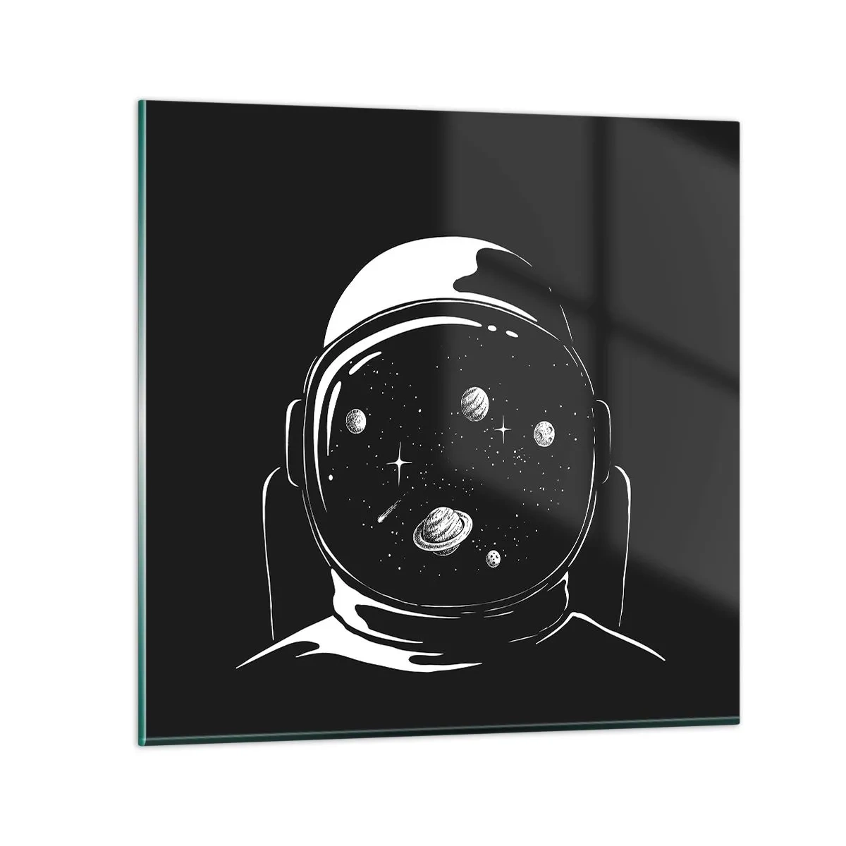 Obraz na skle - Skvělý výhled - 30x30 cm