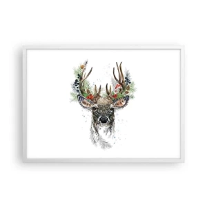 Plakát v bílém rámu - Ve slavnostním rouchu - 70x50 cm