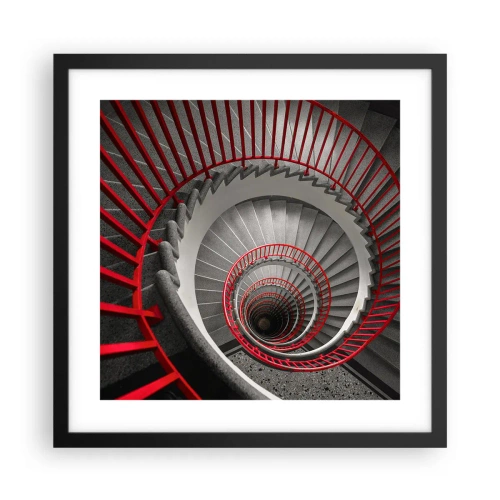 Plakát v černém rámu - Architektonické hry - 40x40 cm