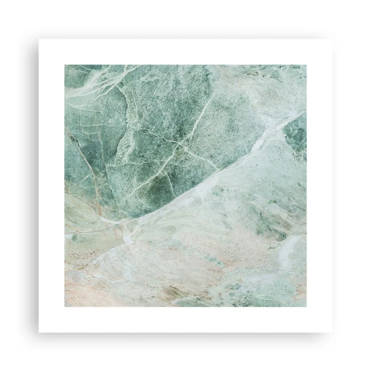 Plakát - Ctný chlad kamene - 40x40 cm