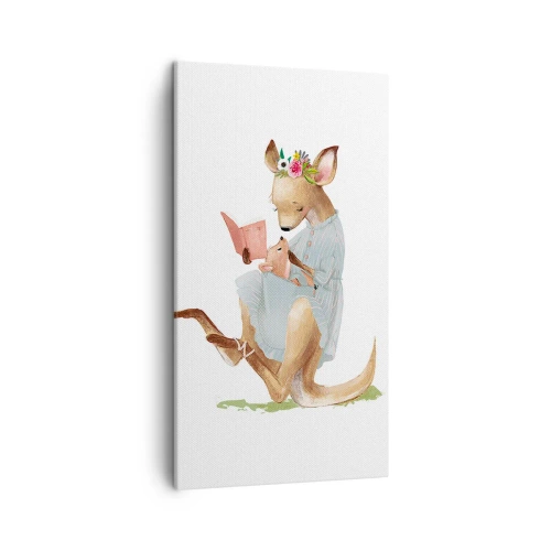 Obraz na plátně - Přečti mi, mami - 45x80 cm