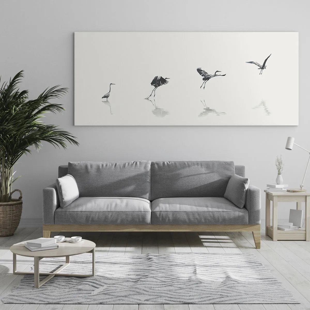 Obraz na skle - Čtyři jednoduché kroky - 120x50 cm