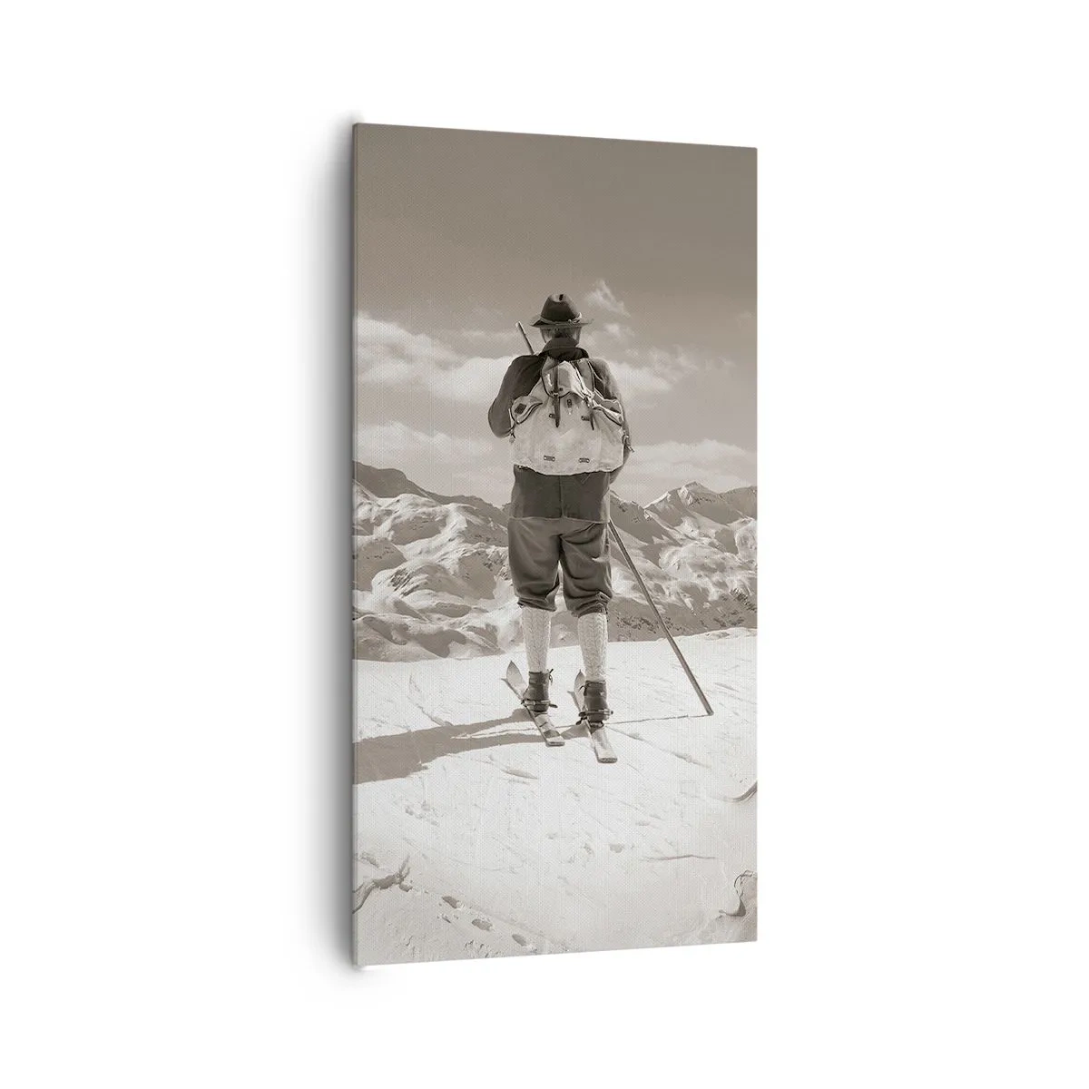 Obraz na plátně - Stejné hory - 65x120 cm