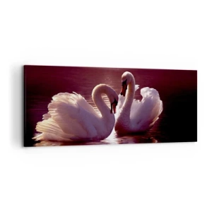 Obraz na plátně - Dokud nás smrt nerozdělí - 120x50 cm