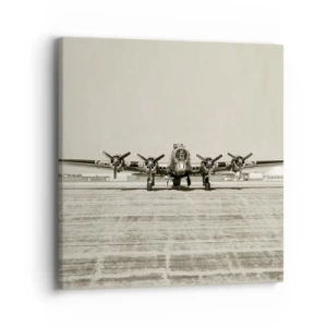 Obraz na plátně - Jako vždy připraven - 40x40 cm