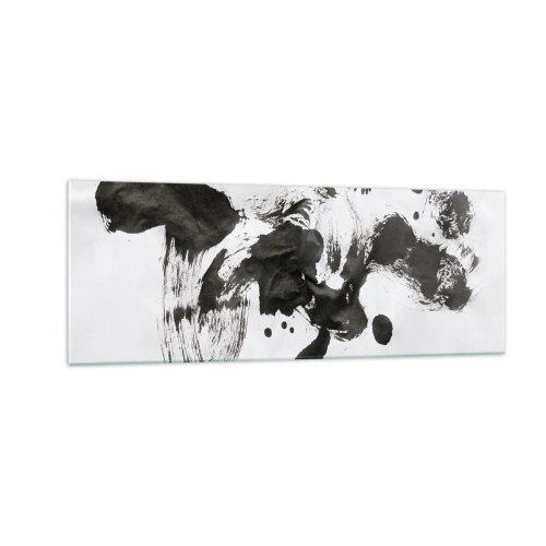 Obraz na skle - Metoda v šílenství? - 140x50 cm
