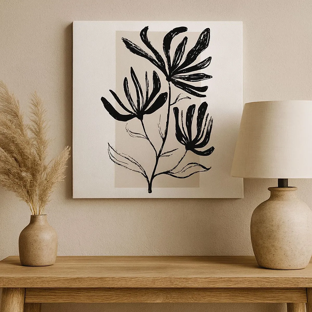 Obraz na plátně - Náčrtek pro herbář - 30x30 cm