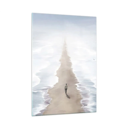 Obraz na skle - Světlá budoucnost - 50x70 cm