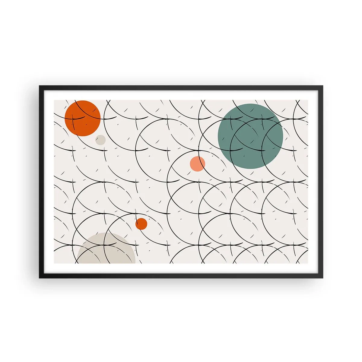 Plakát v černém rámu - V duchu pop-artu - 91x61 cm