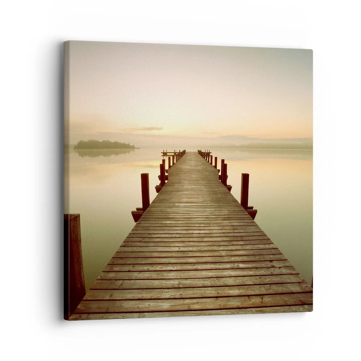 Obraz na plátně - Rozbřesk, svítání, světlo - 30x30 cm