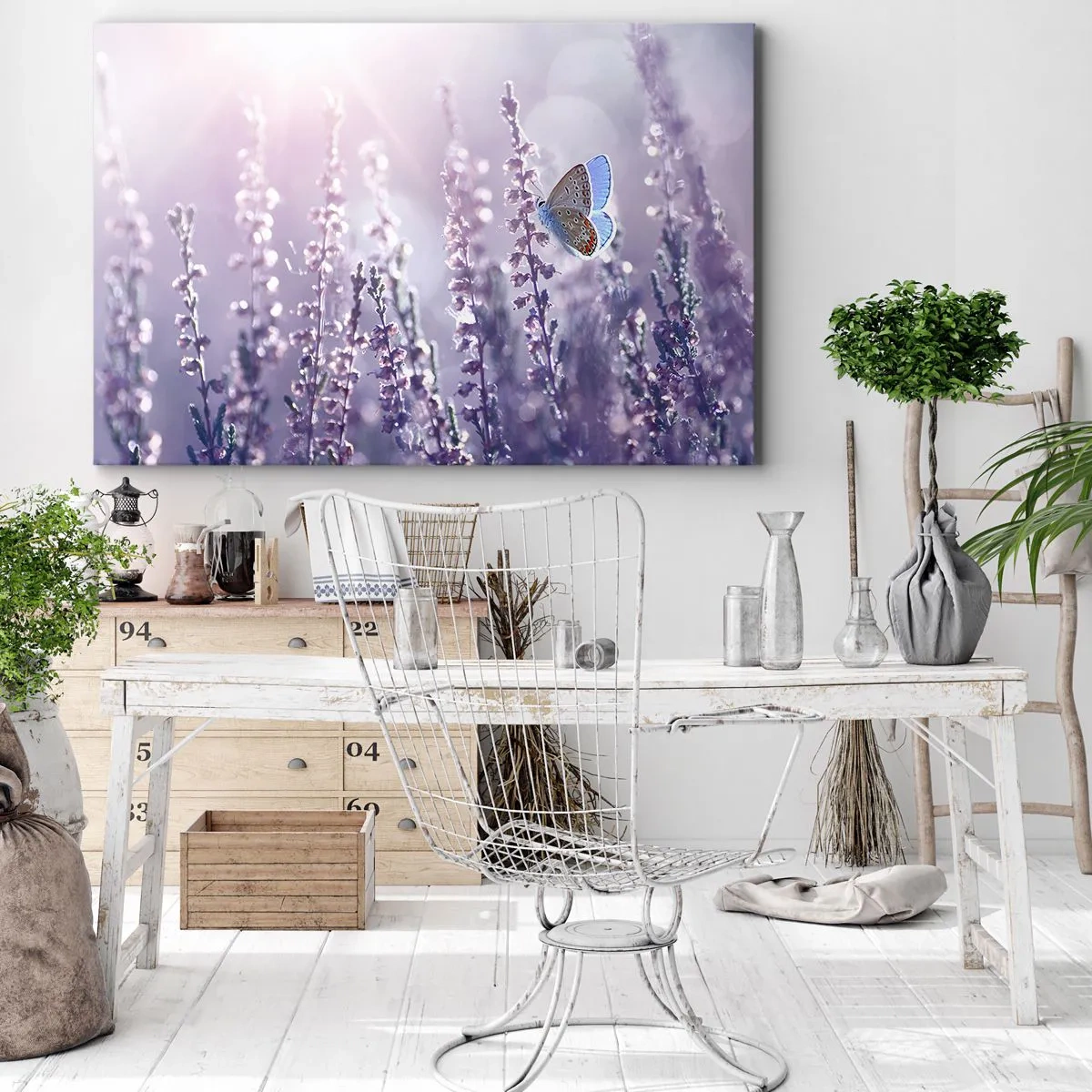 Obraz na plátně - Polibek motýla - 120x80 cm
