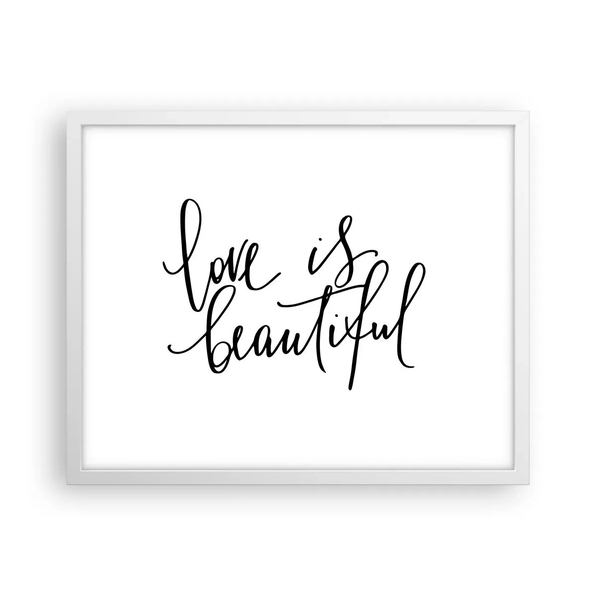 Plakát v bílém rámu - Přečti a zopakuj - 50x40 cm