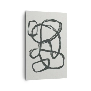 Obraz na plátně - Abstrakce ve smyčce - 80x120 cm