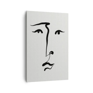 Obraz na plátně - Jednoduchý portrét - 80x120 cm