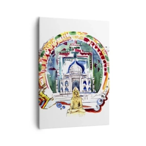 Obraz na plátně - Indická rovnováha světa - 50x70 cm