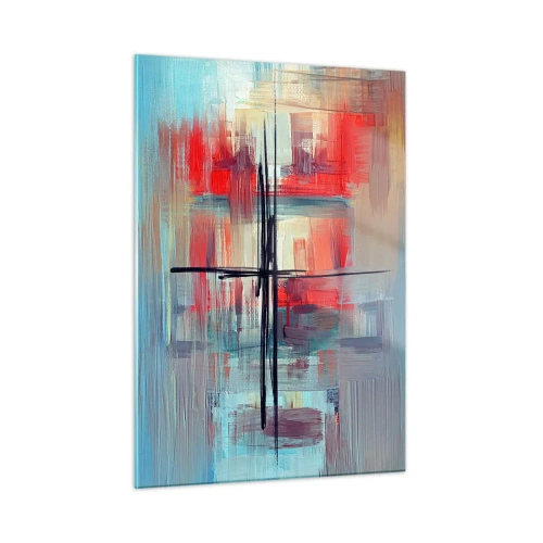 Obraz na skle - Krajina v neznámé dimenzi - 50x70 cm