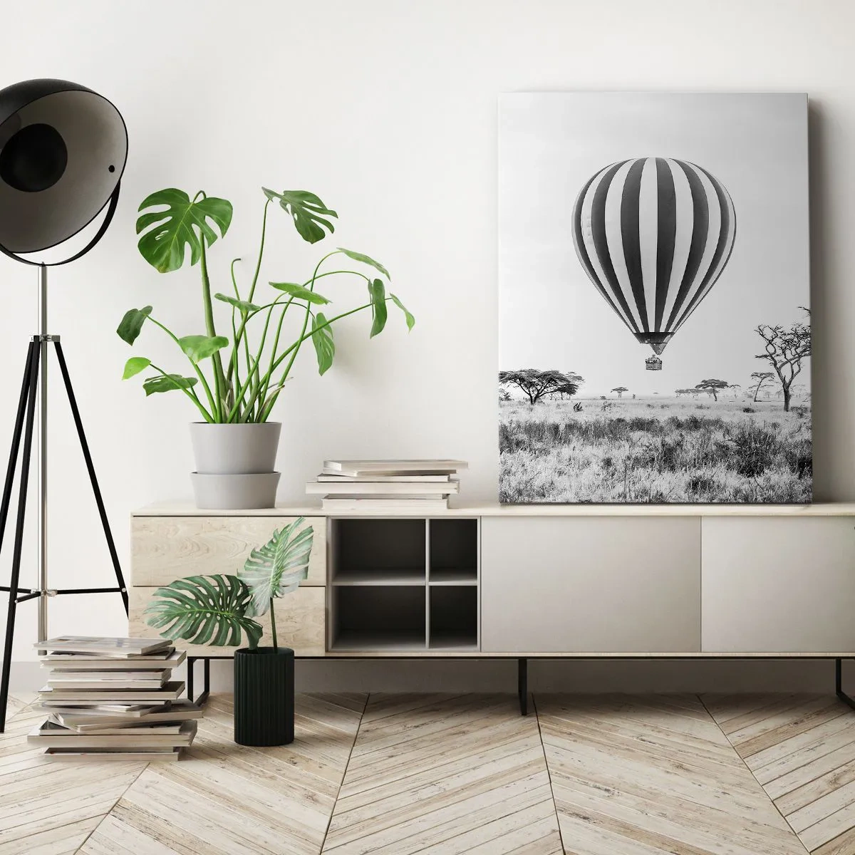 Obraz na plátně - Nad savanou - 80x120 cm