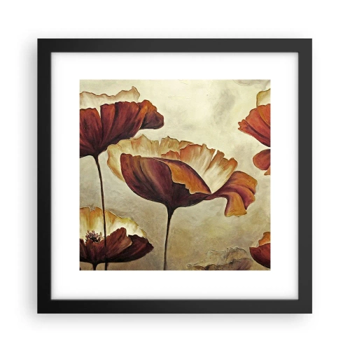 Plakát v černém rámu - Lán louky - 30x30 cm