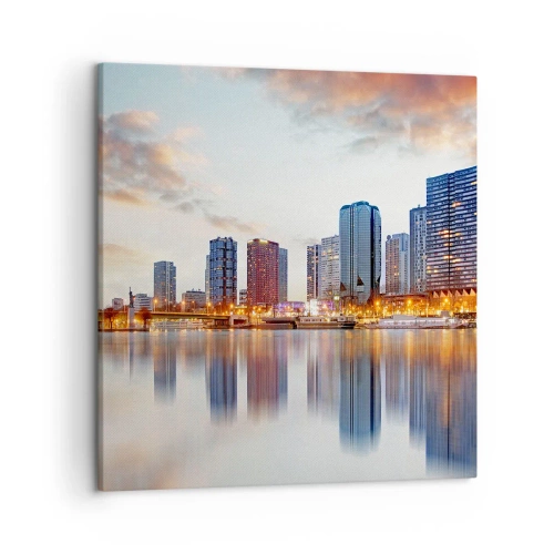 Obraz na plátně - Monumentální klid Paříže - 50x50 cm