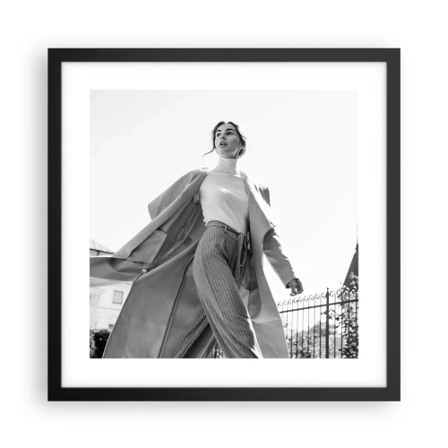 Plakát v černém rámu - Jdeš se mnou? - 40x40 cm