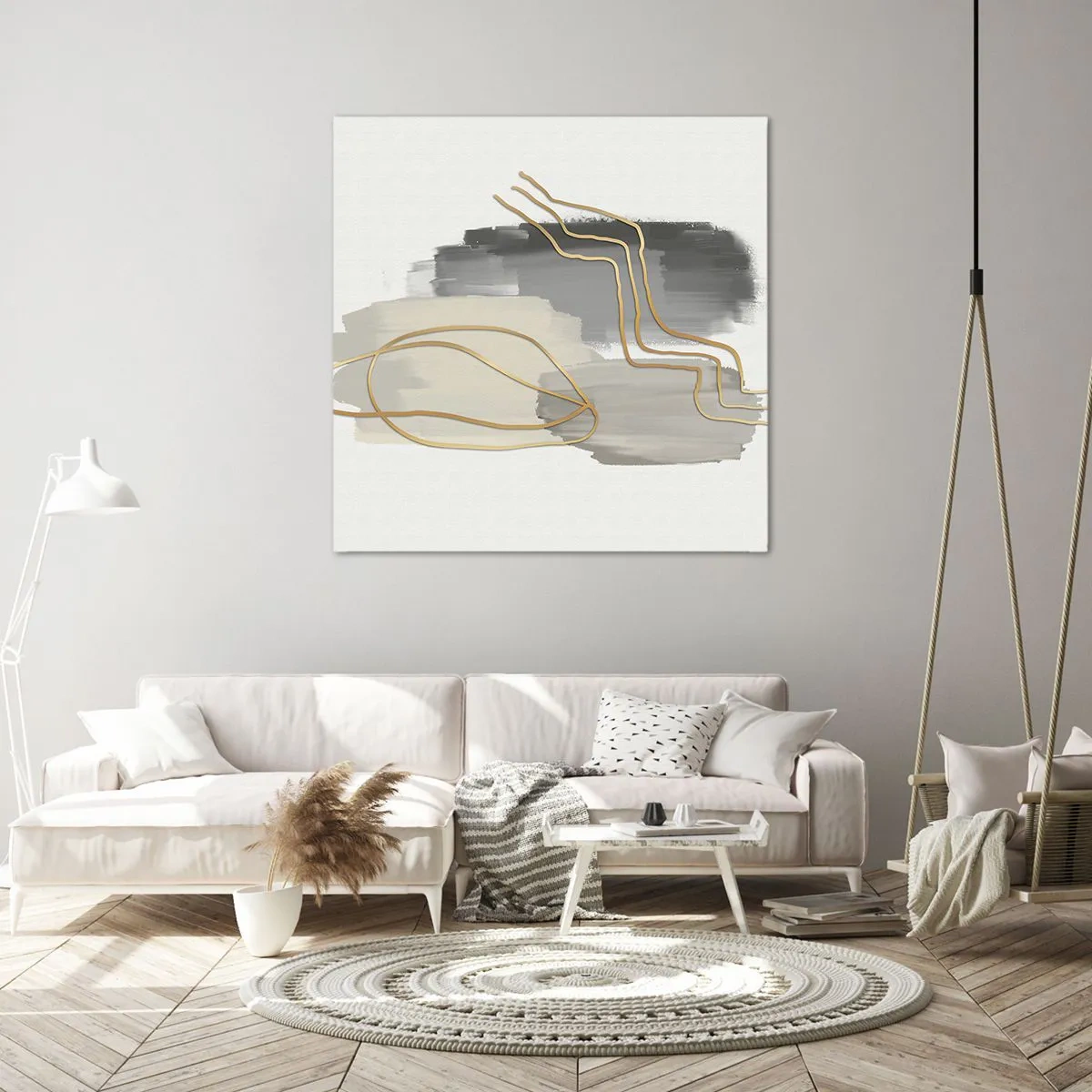 Obraz na plátně - Trvání a pohyb - 70x70 cm