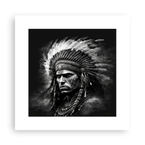 Plakát - Vůdce a bojovník - 30x30 cm