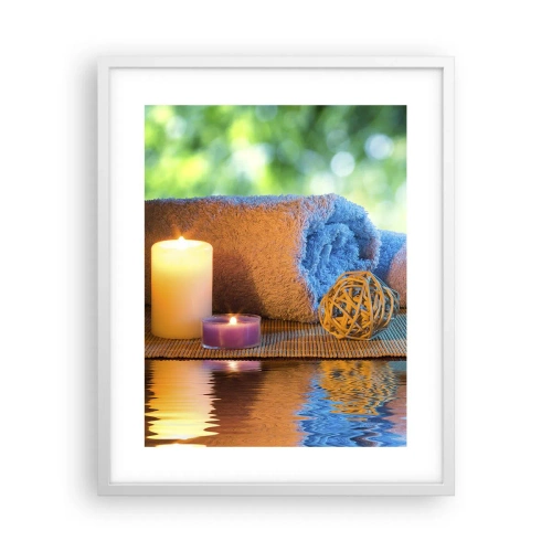 Plakát v bílém rámu - Čas pro tělo - 40x50 cm