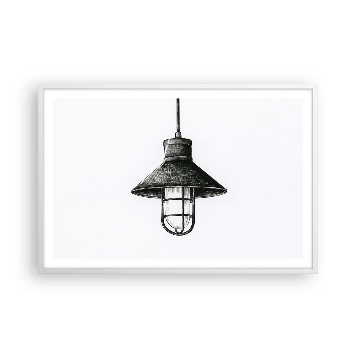 Plakát v bílém rámu - Jako před lety… - 91x61 cm