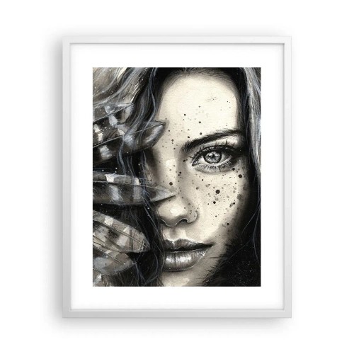 Plakát v bílém rámu - Divoká krása - 40x50 cm