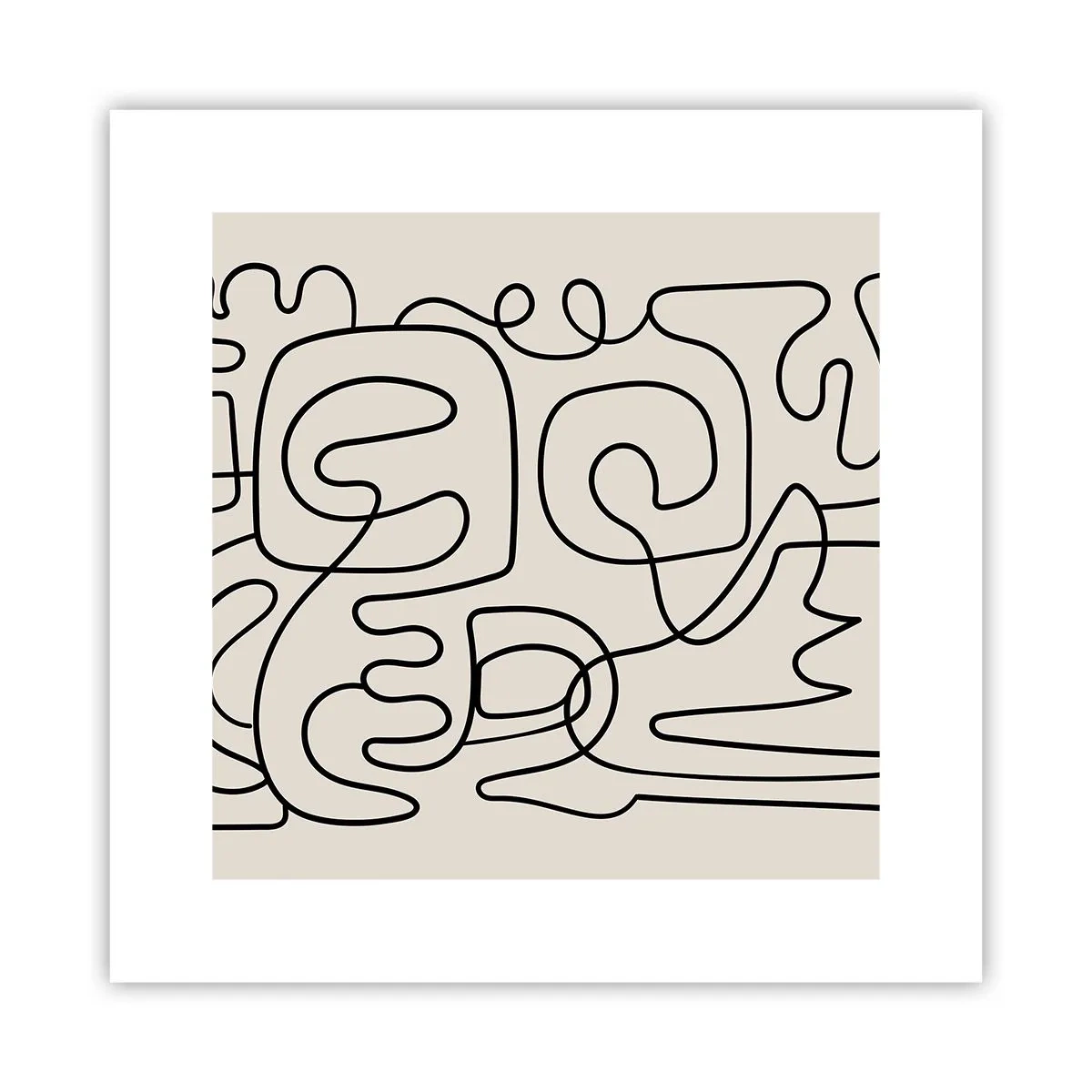 Plakát - Podle stopy - 30x30 cm