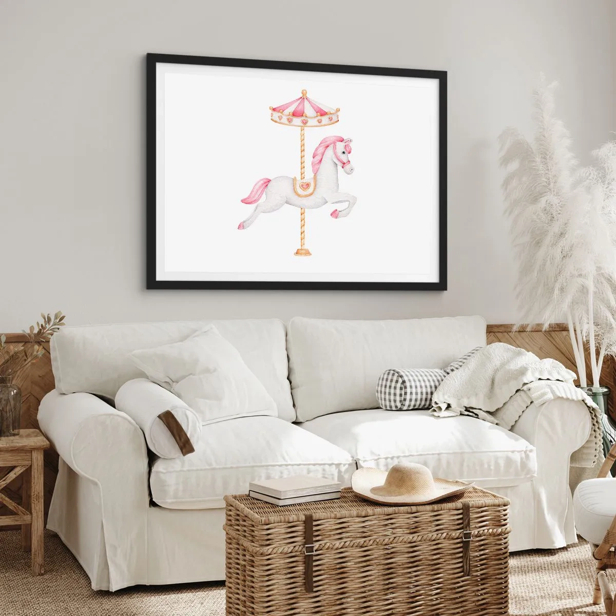 Plakát v černém rámu - Vyrazil z kopýtka - 91x61 cm